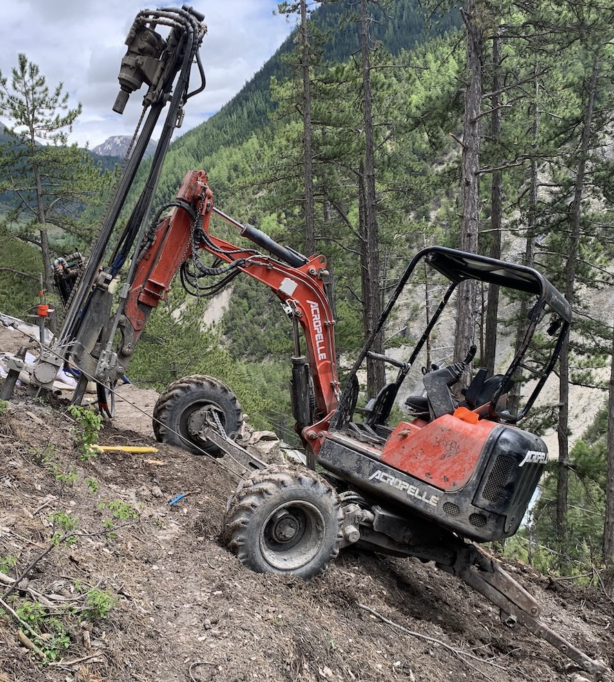Euromach 1500 Mobil forage en montagne